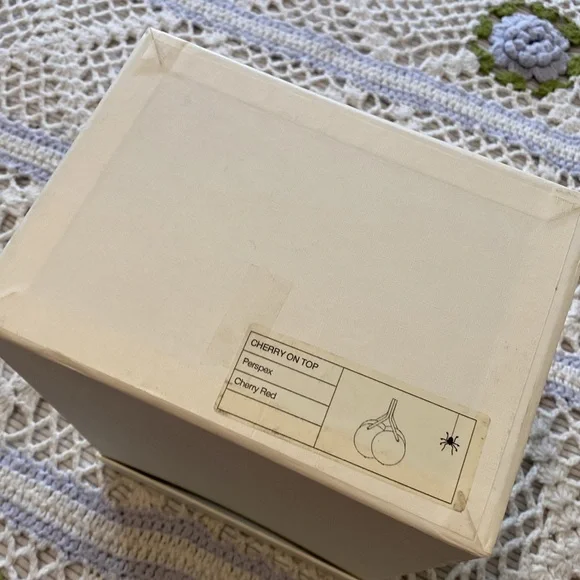 Impossible to find RARE Charlotte Olympis Cherry on Top Perspex Bag - Picture 5 of 5